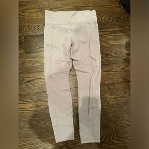 Athleta Soft Gray/Purple Leggings